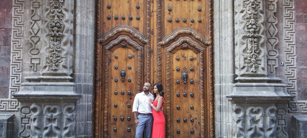 Sesión de pareja en la Ciudad de México