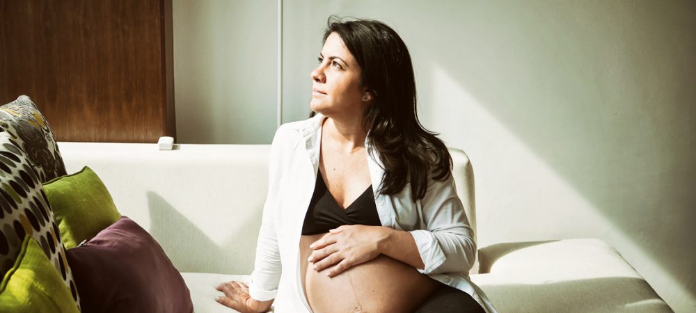 Sesión fotográfica de maternidad