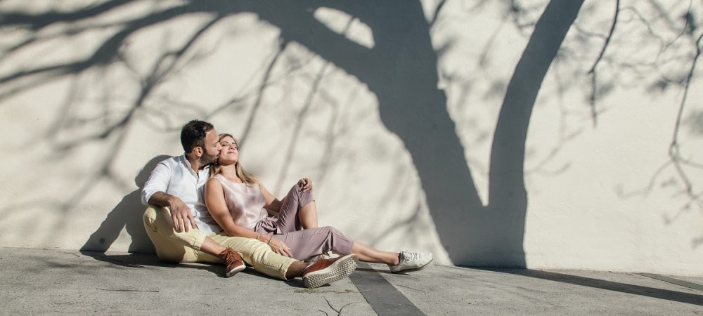 Sesión casual de pareja en CDMX