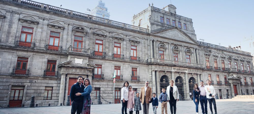 Downtown Family Photo Shoot, Mexico City